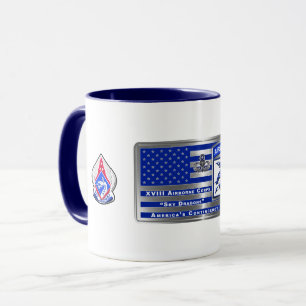 Mug XVIIIe Corps aéroporté Corps américain de continge