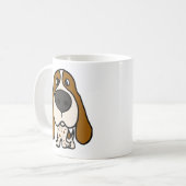 Mug XX chien de chasse drôle (Devant gauche)