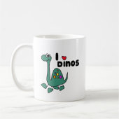 Mug XX conception mignonne de Dinos d'amour d'I (Gauche)