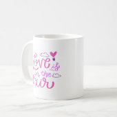 Mug y'a de l'amour dans l'air  (Devant gauche)