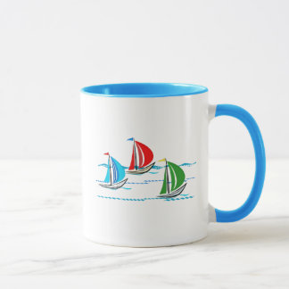 Mug Yacht emballant le trio