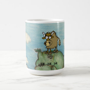 Mug Yak au sommet de la montagne