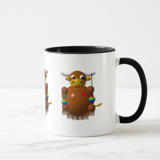 Mug Yak jouant avec des Yo-Yo (Droite)