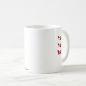 Mug Yaks de Noël (Devant droit)