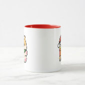 Mug Yappy Howlidays - Jote Christmas Dog Cartoon (Centre)