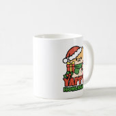 Mug Yappy Howlidays - Jote Christmas Dog Cartoon (Devant droit)