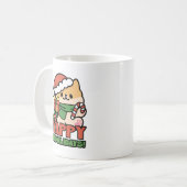 Mug Yappy Howlidays - Jote Christmas Dog Cartoon (Devant gauche)