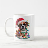Mug Yarn Boxer Dog Sewing Knitting Crocheting Christma (Gauche)