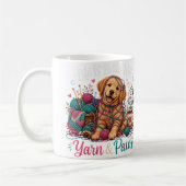 Mug Yarn & Paws Golden Retriever Tricot & Crochet Co (Gauche)