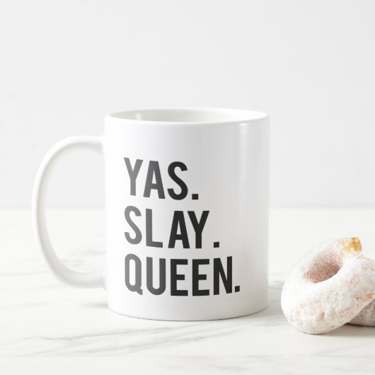 Mug Yas massacrent la copie de la Reine (Avec donut)