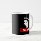 Mug Yas Queen Elizabeth Ii Anglais Couronne Anglaise (Devant droit)