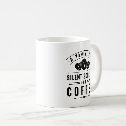 Mug Yawn café (Devant droit)