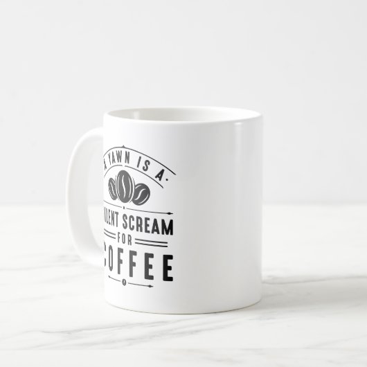 Mug Yawn café (Devant gauche)
