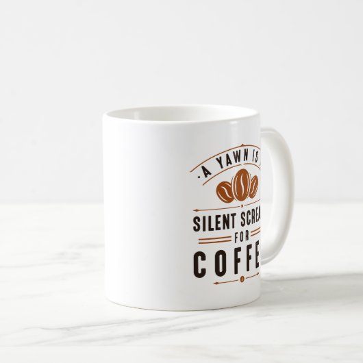 Mug Yawn café (Devant droit)