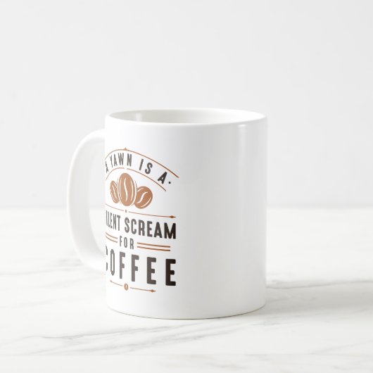 Mug Yawn café (Devant gauche)