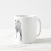 Mug Yawn confortable pour les nuits d'automne (Devant droit)