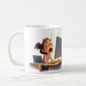 Mug Yawn for coffee! For Her (Gauche)