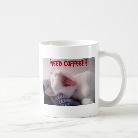 Mug Yawning de chat (Droite)