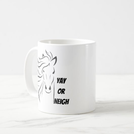 Mug Yay ou Neigh (Devant gauche)