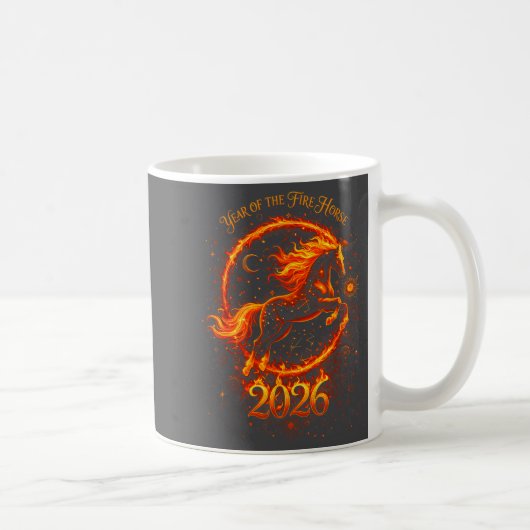 Mug Year Of The Fire Horse 2026 Chinese New Year  (Droite)