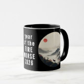 Mug Year of the Horse 2026 Chinese New Year  (Devant droit)
