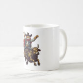 Mug Yeehaw Kitty - Wild West Cat Cowboy Rodeo (Devant droit)