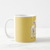 Mug Yellow Bow Lamb Sweetheart (Gauche)
