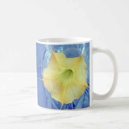 Mug Yellow Datura Flower Photo Art Café Coupe (Droite)