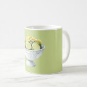 Mug Yellow Flowers & Limes (Devant droit)
