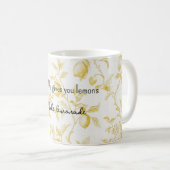 Mug Yellow Fruit Lemons Make Lemonade (Devant droit)