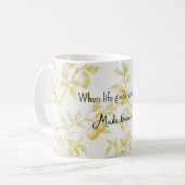 Mug Yellow Fruit Lemons Make Lemonade (Devant gauche)