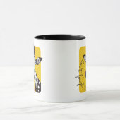 Mug Yellow Funky Funny Paisley Giraffe Coffee (Centre)