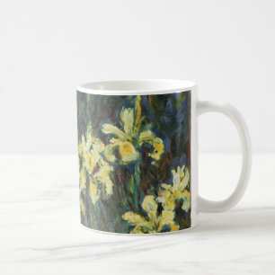 Mug Yellow Irises par Claude Monet, Art Vintage