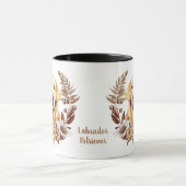 Mug Yellow Labrador Retriever Dog Automne Wreath (Centre)