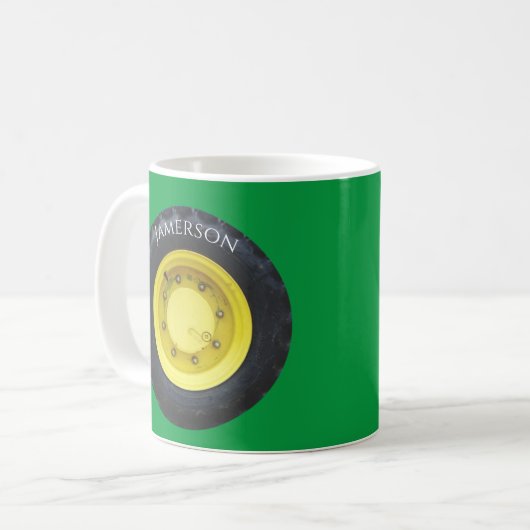 Mug yellow personalized (Devant gauche)