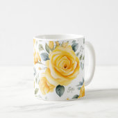 Mug Yellow Rose Botanical Rx Pharmacy  (Devant droit)