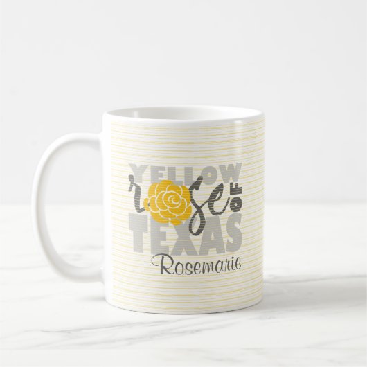 Mug Yellow Rose of Texas (Gauche)