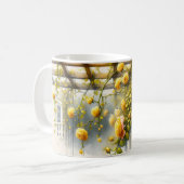 Mug Yellow Roses Watercolor Garden (Devant gauche)