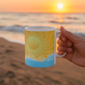 Mug Yellow Sand And Ocean
