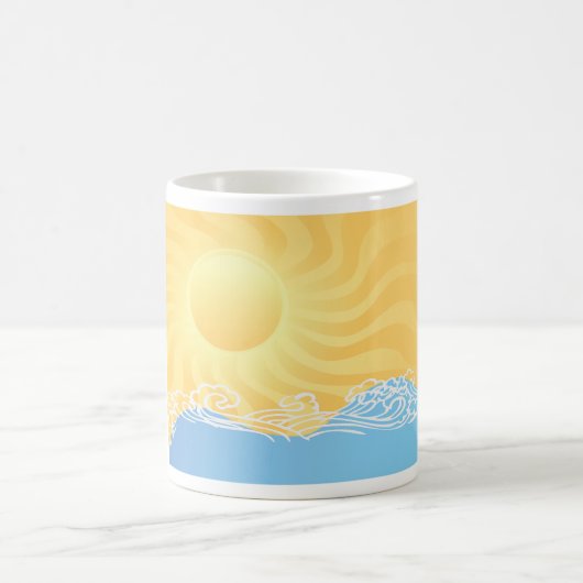 Mug Yellow Sand And Ocean (Centre)