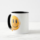 Mug Yellow Smiley Face Thumbs Up Illustration (Devant gauche)