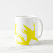 Mug YELLOW - Tazon con Flor del paraíso en amarillo (Devant droit)