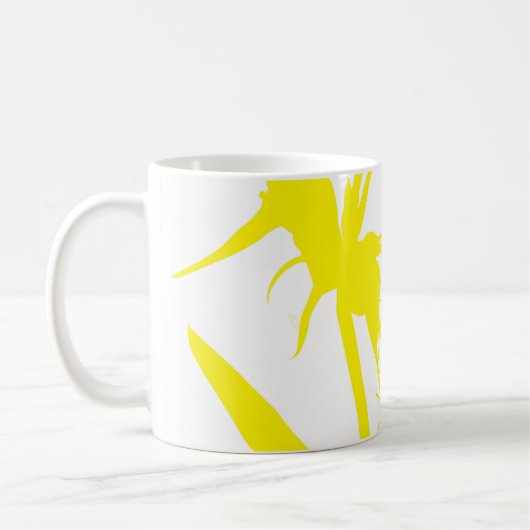 Mug YELLOW - Tazon con Flor del paraíso en amarillo (Gauche)