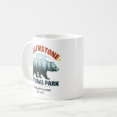 Mug Yellowstone Bear – Sip the Spirit of the Wild (Devant gauche)