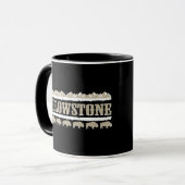 Mug Yellowstone Montana Buffalo (Devant gauche)