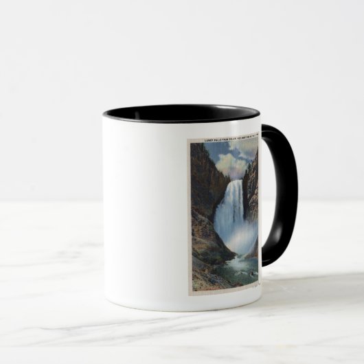 Mug Yellowstone, WYLower Chutes de vue inférieure (Devant droit)