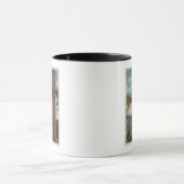 Mug Yellowstone, WYView of Black Bear in Tree (Centre)