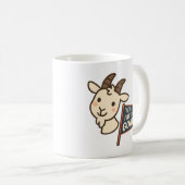 Mug Yep I'm The GOAT Cute Funny Goat Head Design (Devant droit)