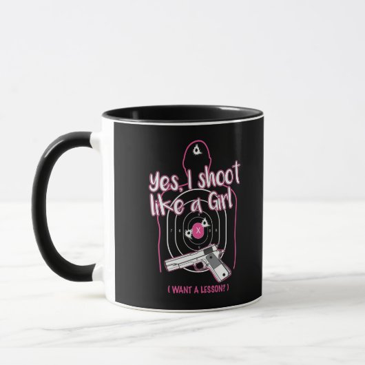 Mug Yes I shoot (Gauche)