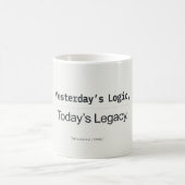 Mug Yesterday's Logic Today's Legacy Developer Quote (Centre)